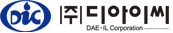 (주)대일이노텍의 그룹인 디아이씨의 로고