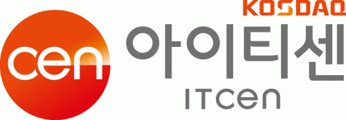 (주)씨플랫폼의 그룹인 아이티센의 로고