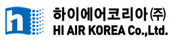 하이닥트(주)의 그룹인 하이에어코리아의 로고