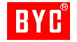 (주)BYC의 그룹인 비와이씨의 로고