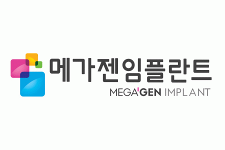 (주)엠지뉴턴의 그룹인 메가젠임플란트의 로고